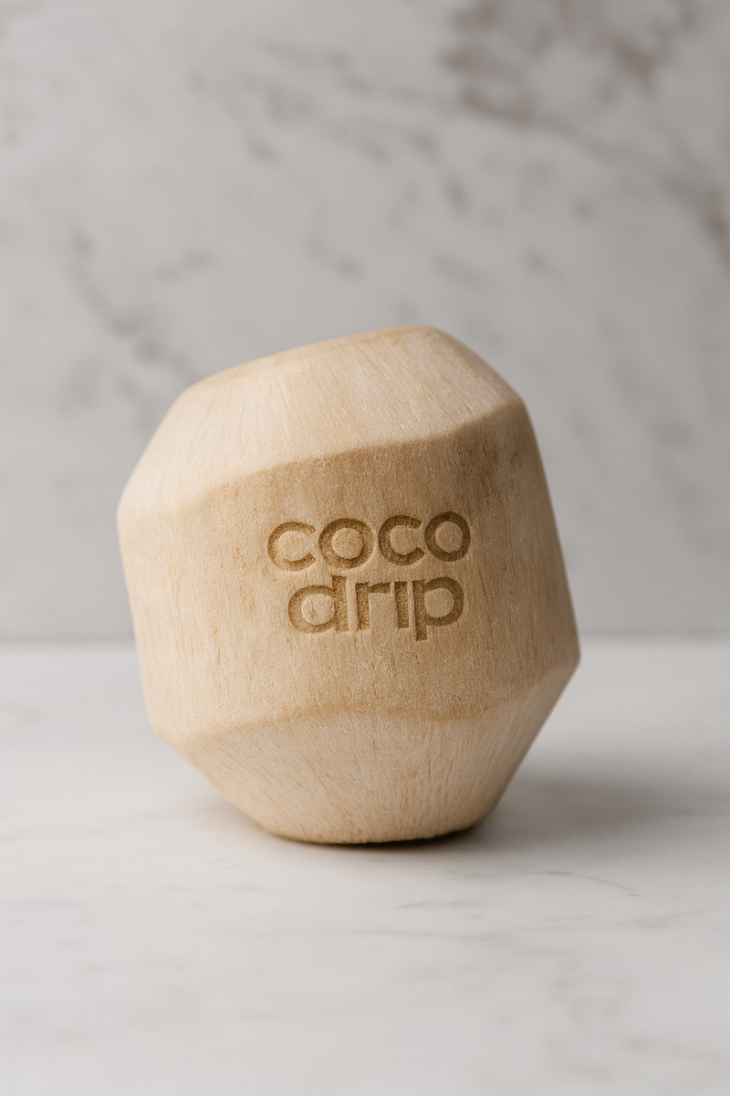 Coco Drip branded coconut